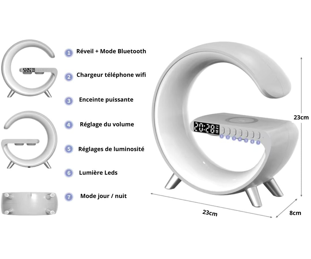 Lampe réveil intelligente